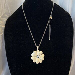 Lia Sophia Enamel Flower Necklace